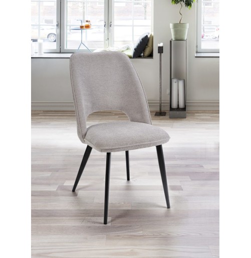 Chaise Rhéa en tissu | Design & Confort