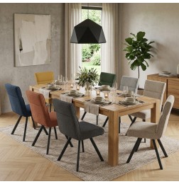 Chaise Asia | Pieds Bois ou Métal – 7 Coloris