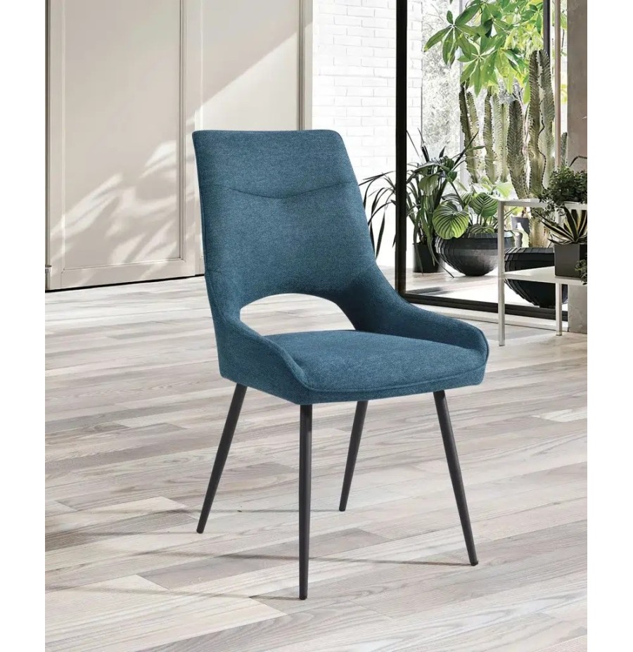 Chaise Silène en tissu | 4 coloris & confort