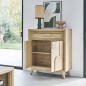 Bibus 2 Portes Rivage en Chêne | Meuble de Rangement