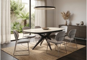 Table Némésis 160 cm en Céramique Extensible | 240 cm