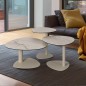 Table de Salon Sintra en Céramique Hauteur 54cm | Design Pétale