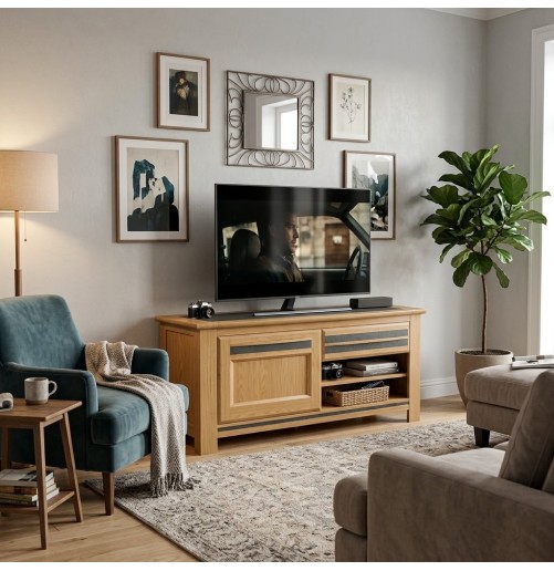 Meuble TV-Hifi Malaga | 155 cm