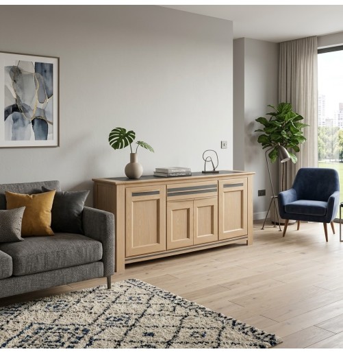 Enfilade 4 portes + 1 tiroir Malaga |230 cm