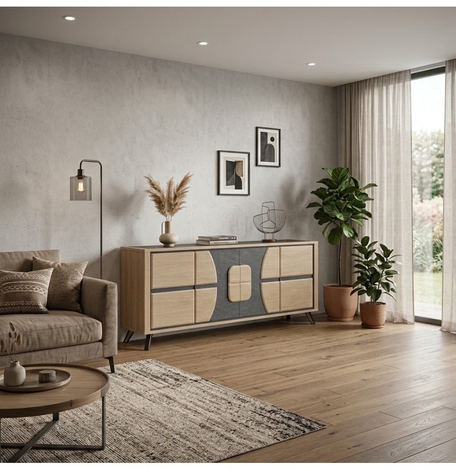 Enfilade 4 portes Omega | 200 cm Enfilade 4 portes Omega | 200 cm