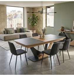 Table tonneau céramique Omega  | 190 cm