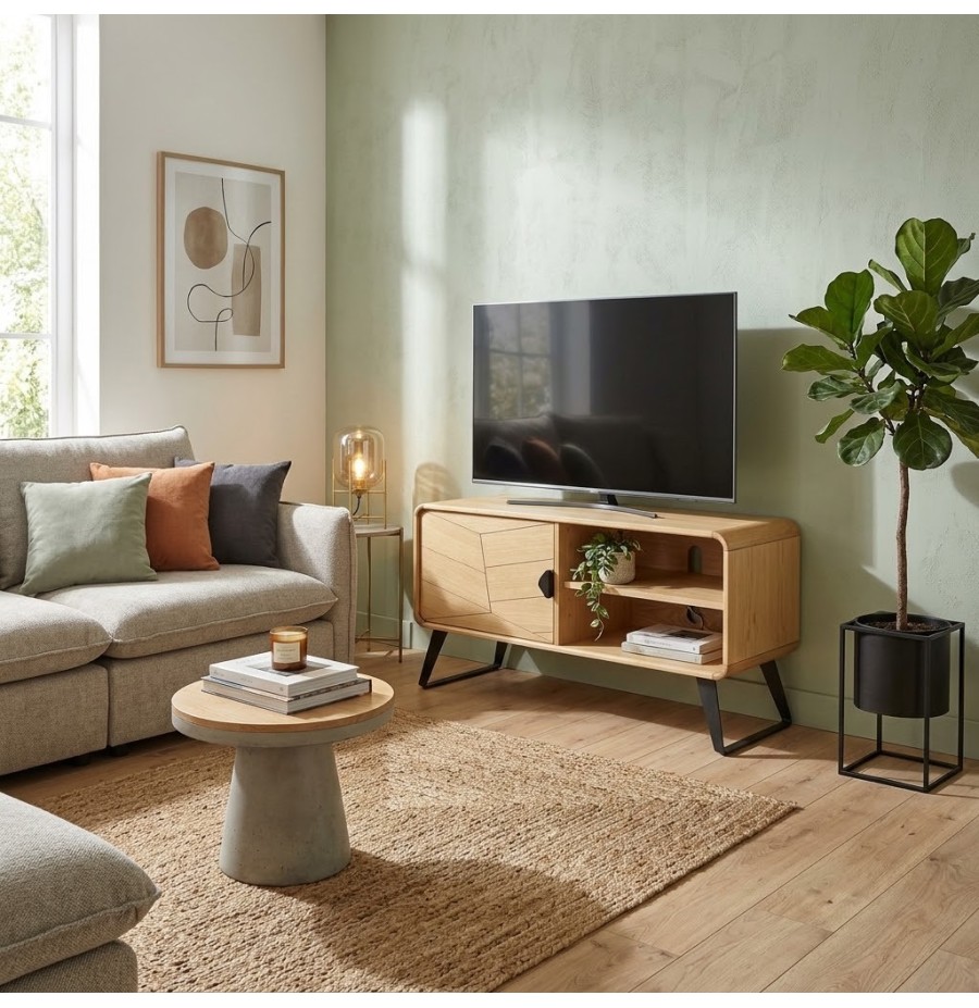 Meuble TV-Hifi 1 porte Tokyo | 113 cm Meuble TV-Hifi 1 porte Tokyo | 113 cm